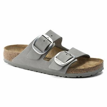 Arizona Birkenstock Big Prackou Nubuck Kozene Damske Siva | SK 70XYU